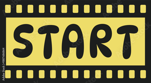 Start Filmstrip Badge Illustration