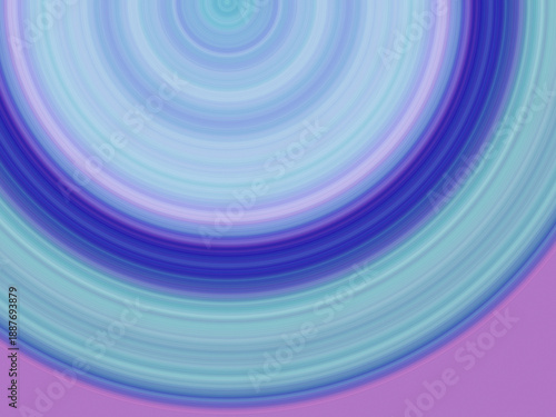 Abstract Concentric Gradient Rings in Blue and Purple Tones | Smooth Circular Wave Pattern with Soft Color Transitions, Modern Minimalist Digital Background for Creative and Visual Design Projects