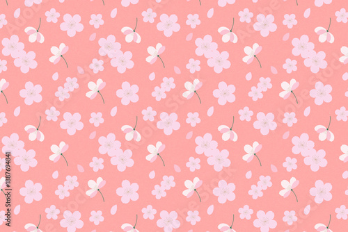 桜の背景イラスト