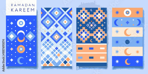 Ramadan kareem decorative patterns a vibrant collection of islamic designs and motifs