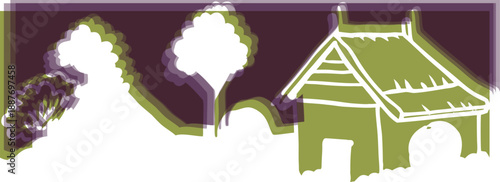 The most wanted colorfull  house