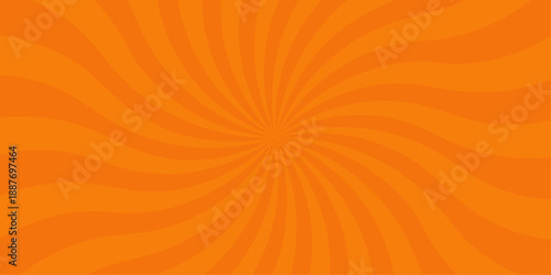 Abstract orange and red retro with sunburst pattern colorful design. Vintage sunrays illustration swirl grunge backdrop line. sun beam vector banner design and comic burst gradient concept pattern.
