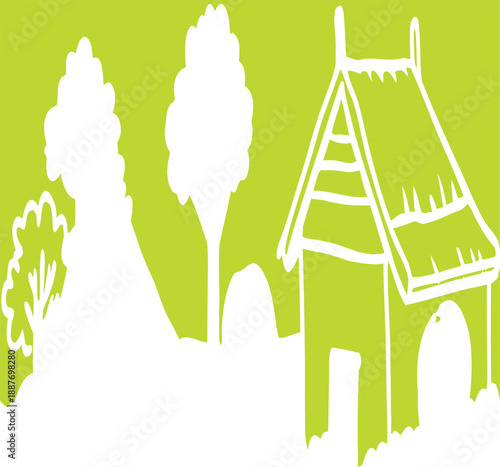 The most wanted colorfull  house