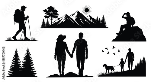 People enjoying nature and outdoor activities together