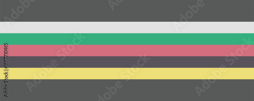 Disability pride flag. Color stripes representing a form of impairment,vector Eps10.