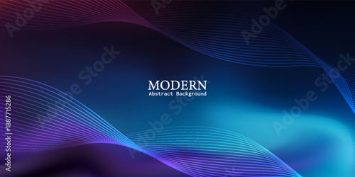 Abstract liquid background. Gradient mesh. Effect blend bright color. Modern creative trendy design in vector illustration