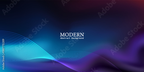 Abstract liquid background. Gradient mesh. Effect blend bright color. Suit for banner, web, brochure, pamflet and presentation