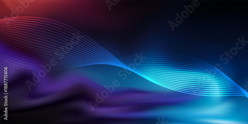 Abstract liquid background. Gradient mesh. Effect blend bright color. Blurred fluid colorful mix. Modern design template for web cover, header, ad banner, poster, brochure, flyer. EPS vector image