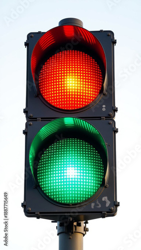 Close up of traffic light 
