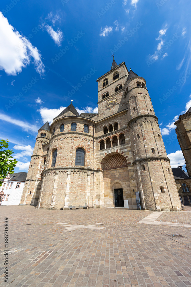 Fototapeta premium Trier Cathedral in Domfreihof historical landmark Germany