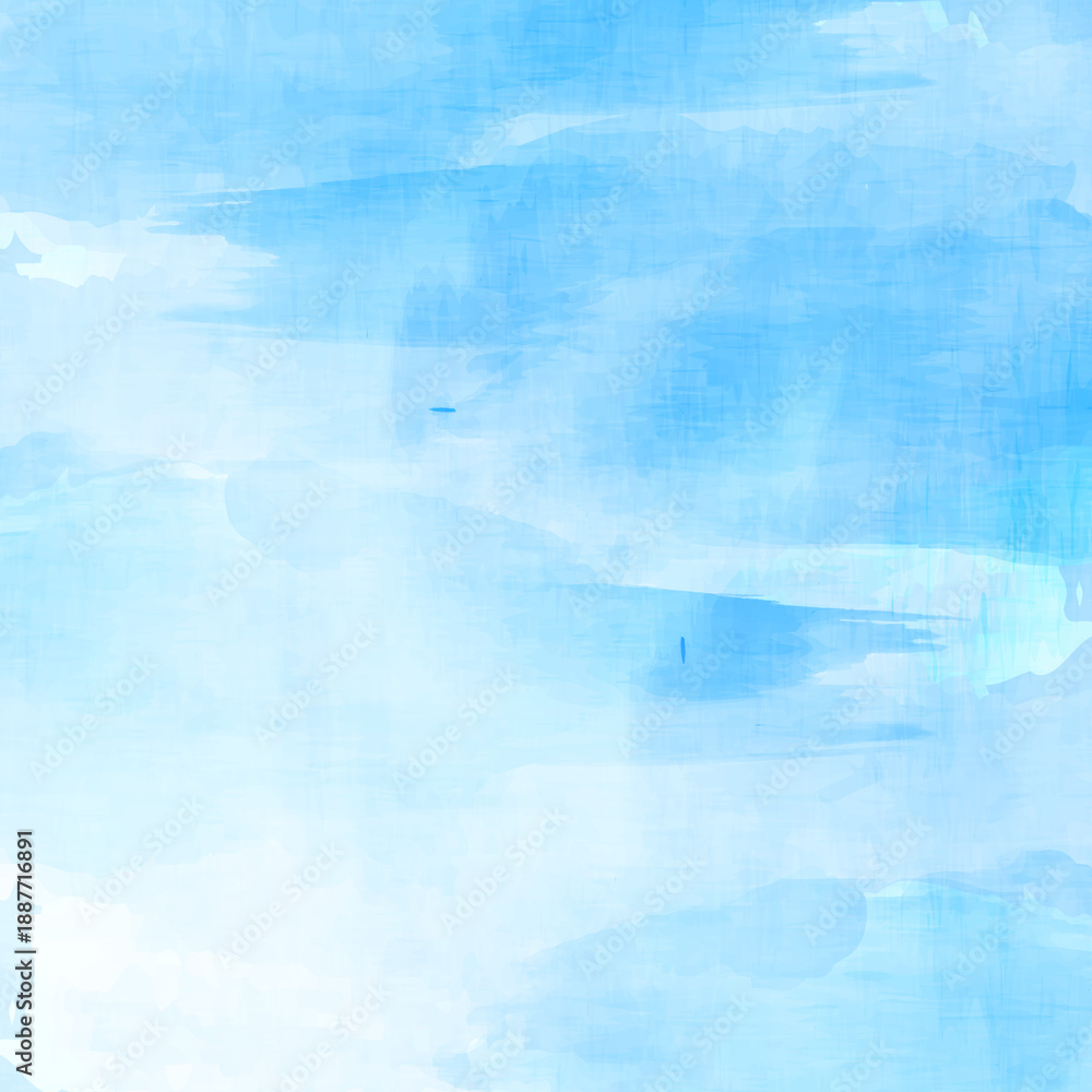 Fototapeta premium Soft Blue Watercolor Abstract Background Texture