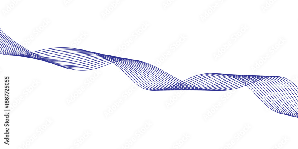 Fototapeta premium abstract blue wave background