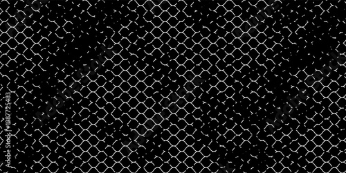 Net texture pattern on white background. Net texture pattern for backdrop and wallpaper. Realistic net pattern with black squares. Geometric background, vector Eps10