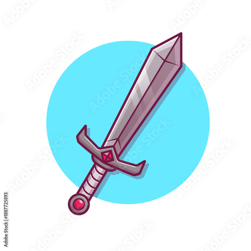 Sword Knight Weapon Cartoon 