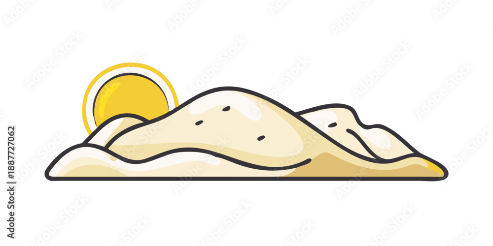 Fototapeta premium Sunrise over sand dunes