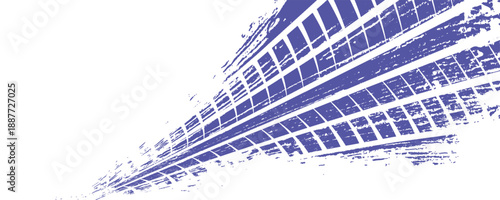 Tire tread marks, drift, motorsport, motocross, rally, tread mark with skid, grinding, splash effect.vector