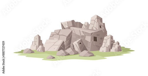 Ancient rock formation