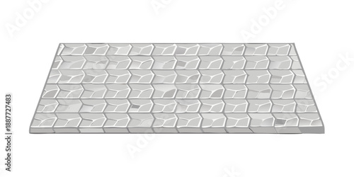 Modern geometric tile pattern