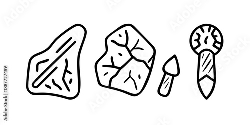 Illustrated gemstones