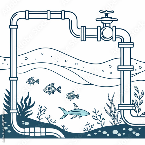 Industrial aquarium