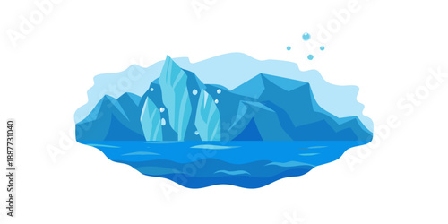 Iceberg in the ocean
