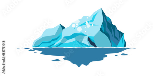 Iceberg in the ocean