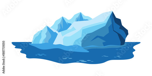 Iceberg in the ocean
