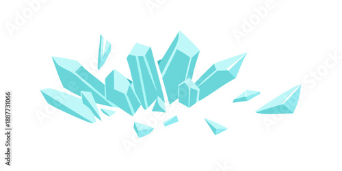 Abstract crystal illustration