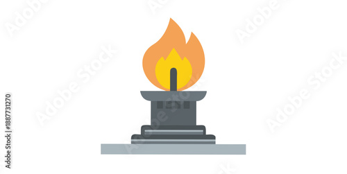 Statue of liberty flame