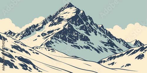 Majestic mountain landscape