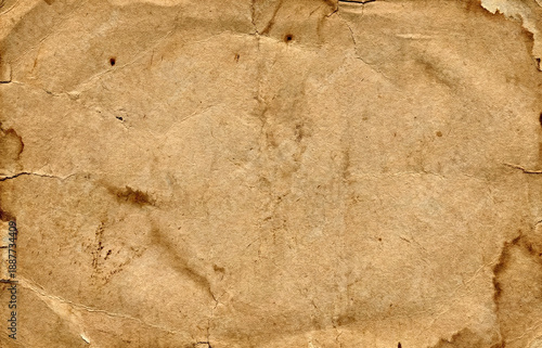Vintage Brown Aged Paper Texture Background