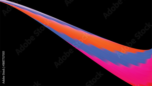Vibrant Multi-color Diagonal Gradient Flow Design
Modern Abstract Colorful Striped Background for UI
Dynamic Rainbow Fluid Streak on Dark Backdrop