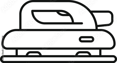 Power sander icon representing woodworking, construction, and diy projects