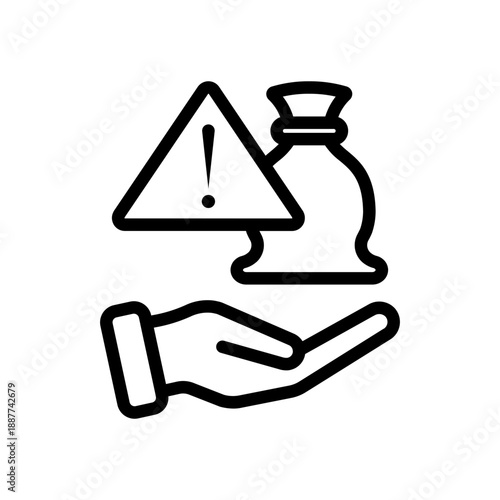 Economic Recession Money Bag 04