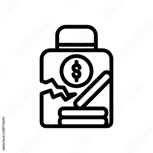 Economic Recession Jar