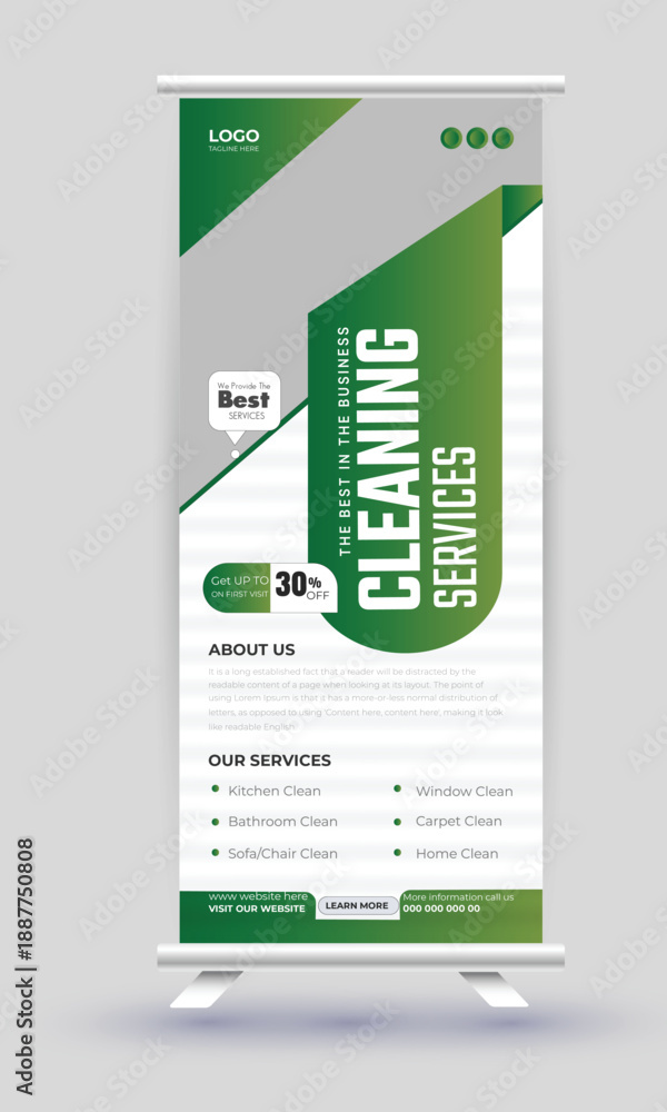 Obraz premium Free Cleaning Service Cover and Social Media Post Design Template