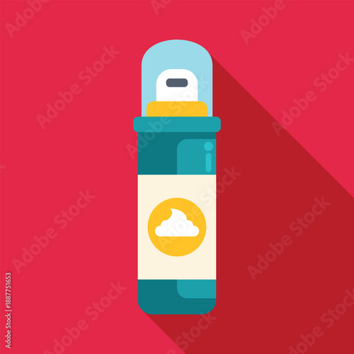 Shaving cream aerosol can providing foam for grooming and hygiene