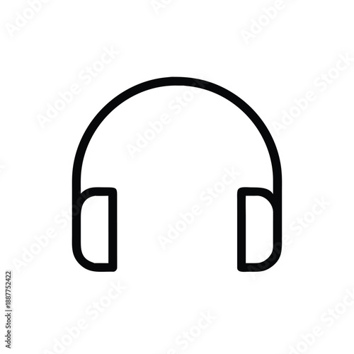 Audio Music Headphones Sound Equipment Icon
