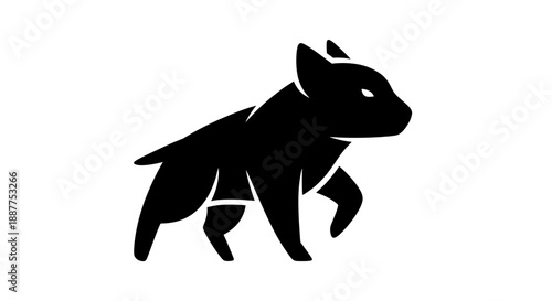 vector image of a dog