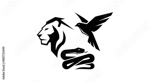 vector image of a animal