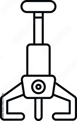 Industrial robotic arm claw for grabbing objects or arcade game toys