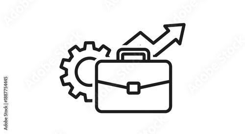 vector illustration of a suitcase