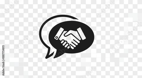 vector illustration of an abstract background with speech bubbles