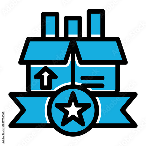 Festive Present Icon from Cyber Monday Icon Collection (Solid Color Lineal Style)