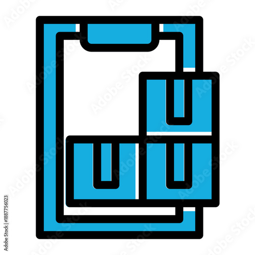 Inventory Supply Icon from Cyber Monday Icon Collection (Solid Color Lineal Style)