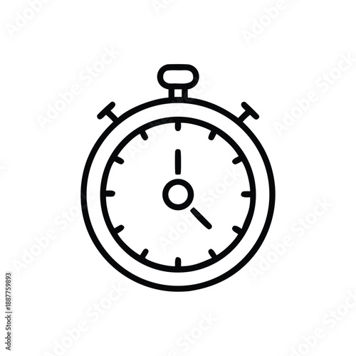 Stopwatch Timer Performance Tracking UI Icon
