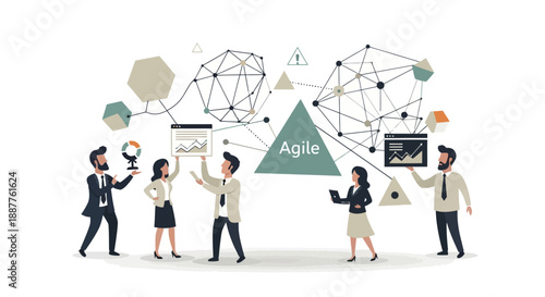 Agile Team Collaboration Driving Data-Driven Digital Transformation and Project Success
