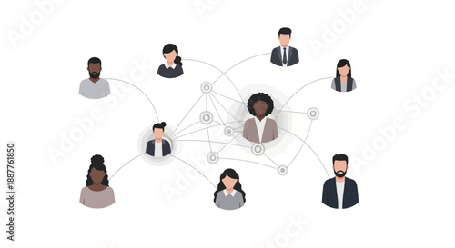 Mapping the Professional Ecosystem: Diverse Global Team Network for Strategic Collaboration and Human Resources Management