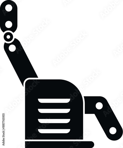 Gynecology chair illustration for women's health medical examination