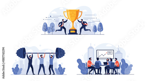 Elegant outdoor restaurant terrace features numerous white dining tables and chairs set in a lush green garden with decorative white drapes.